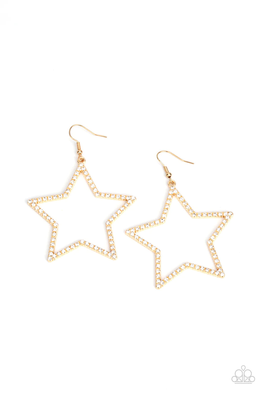 Supernova Sparkle - Gold Earring