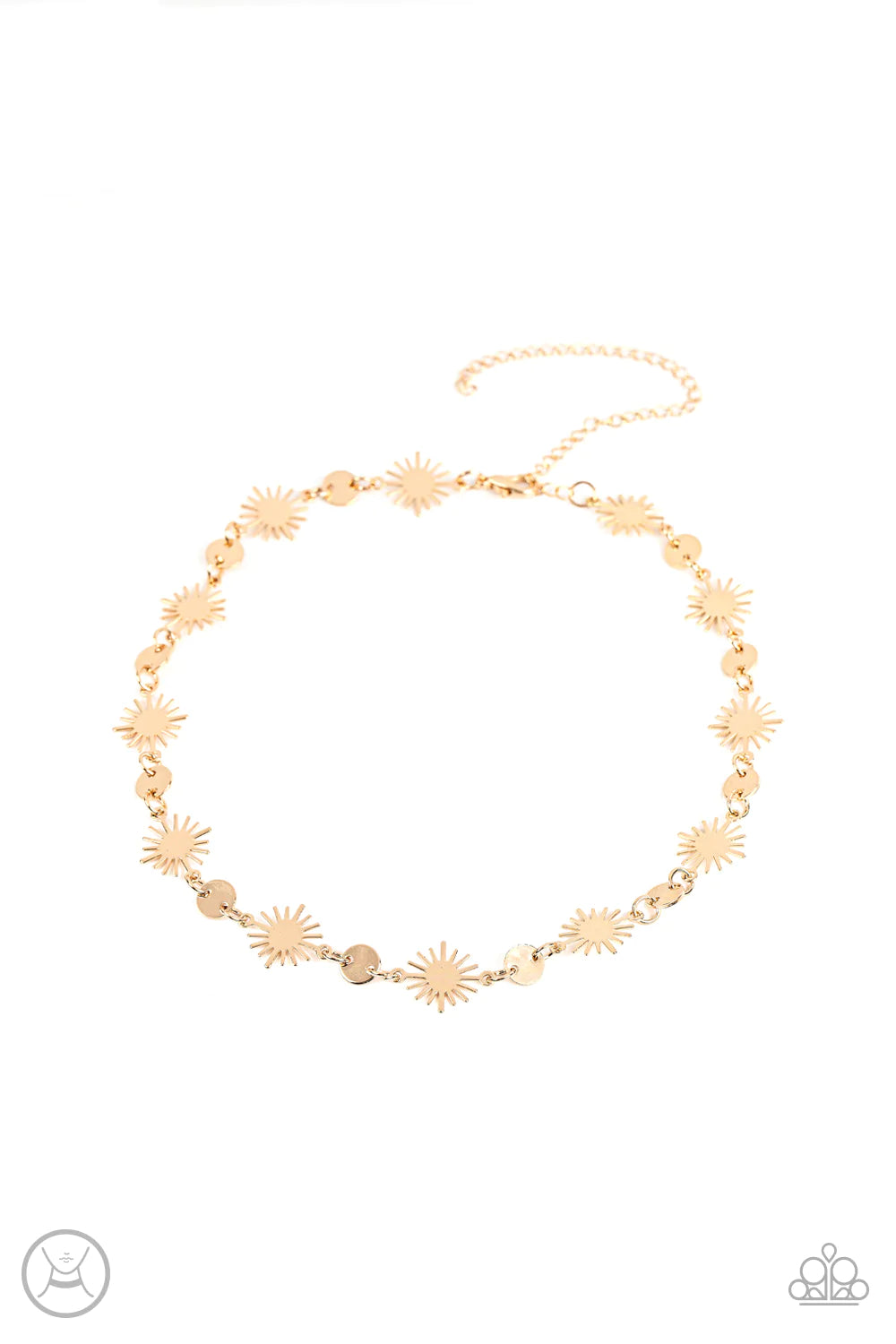 Astro Goddess - Gold Choker Necklace