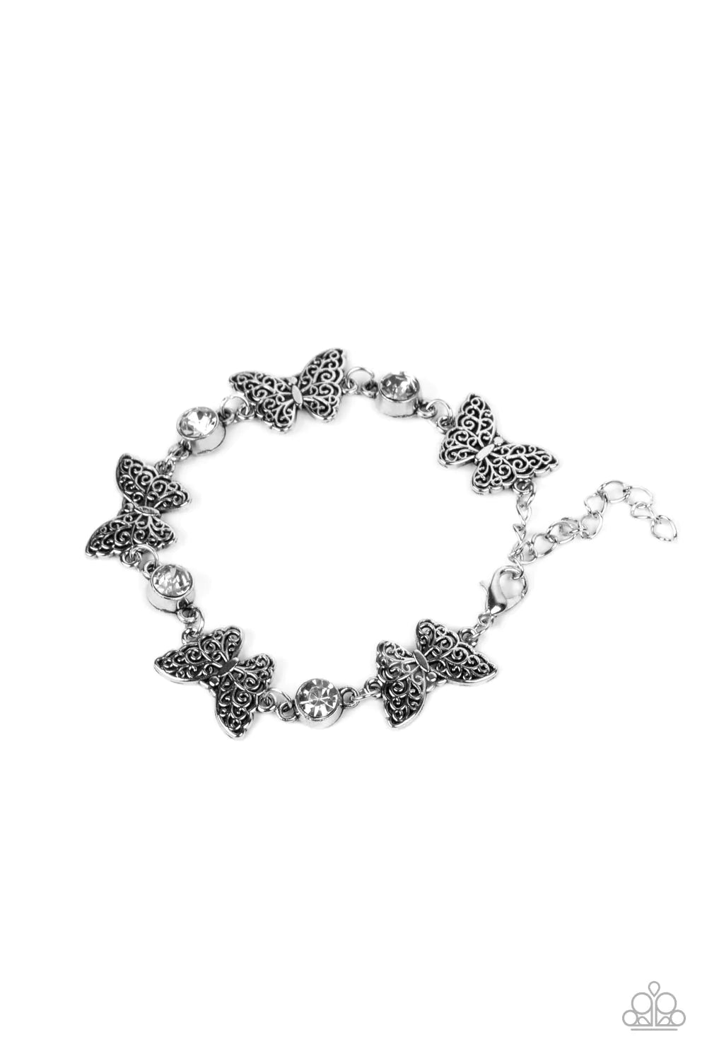 Has a WING to it - White Bracelet