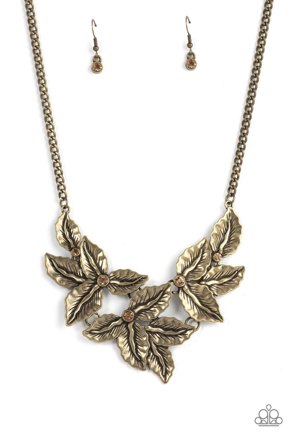 Holly Heiress - Brass Necklace
