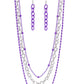 Mardi Gras Mayhem - Purple Necklace