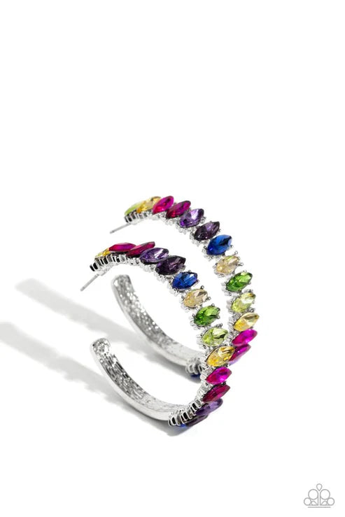 Rainbow Range - Multi Hoop Earring