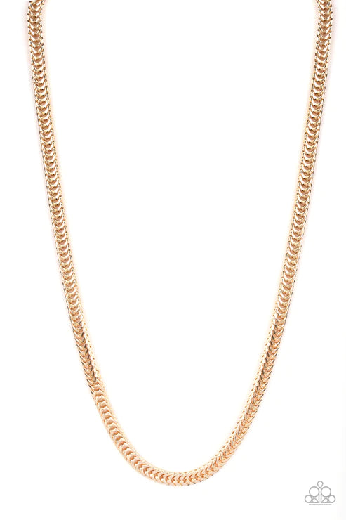 Knockout King - Gold Urban Necklace