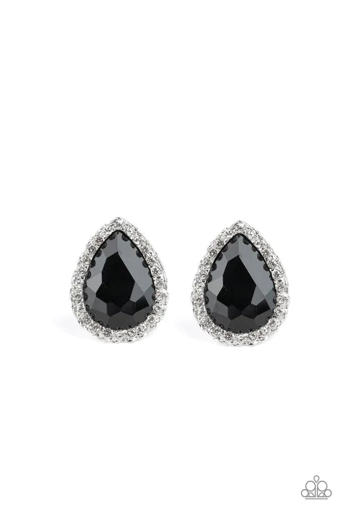 Dare To Shine - Black Post Earring