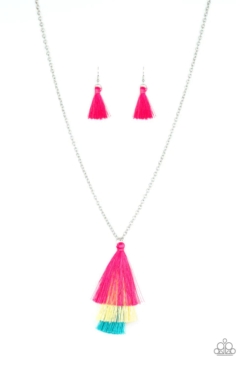 Triple The Tassel - Multi Necklace