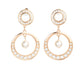 Regal Revel - Gold Clip-On Earring