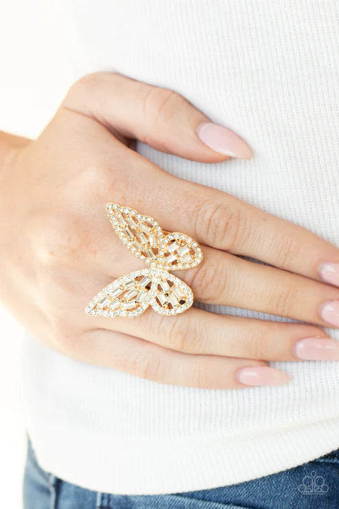 Flauntable Flutter - Gold Ring