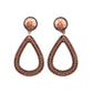 Beyond The Borders - Copper Clip-On Earring