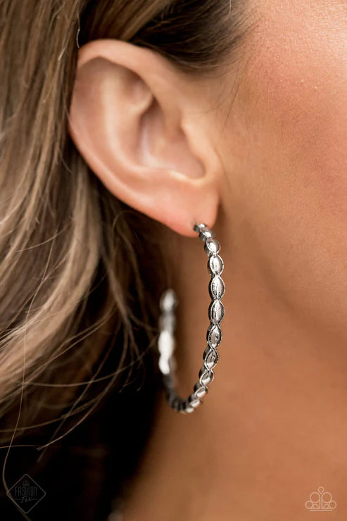 Hoop Hype - Silver Hoop Earring