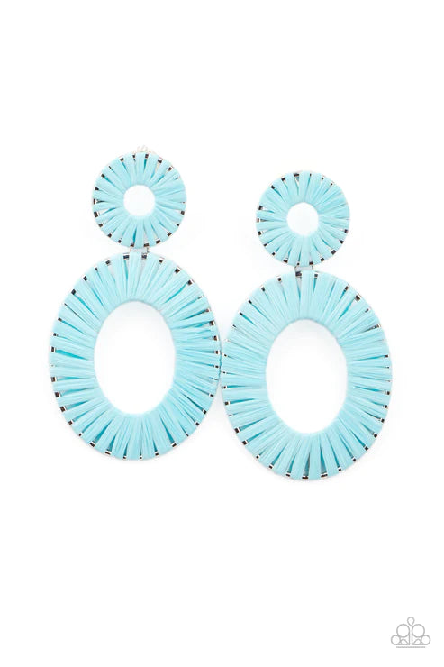 Foxy Flamenco - Blue Post Earring