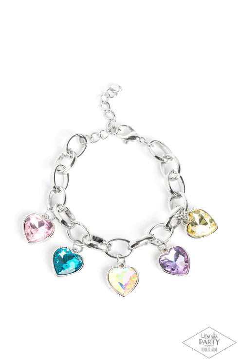 Candy Heart Charmer - Multi Bracelet