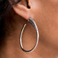 Fully Loaded - Silver Hoop Earring