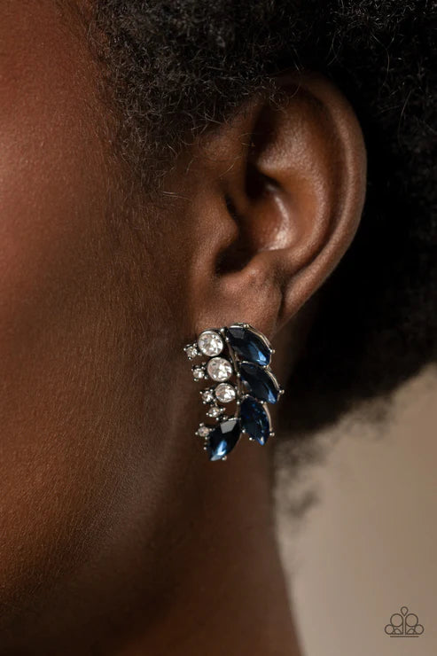 Flawless Fronds - Blue Post Earring