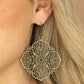 Dubai Detour - Brass Earring