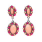 Positively Pampered - Orange Clip-On Earring