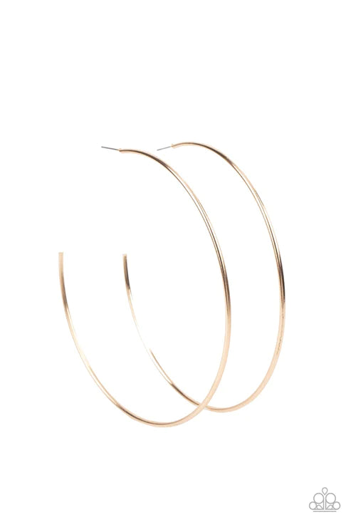 Colossal Couture - Gold Hoop Earring