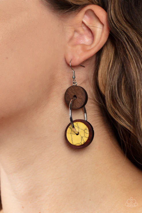 Artisanal Aesthetic - Yellow Earring