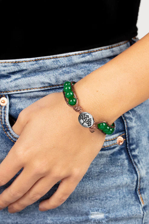 Seasonal Bounty - Green Urban Bracelet