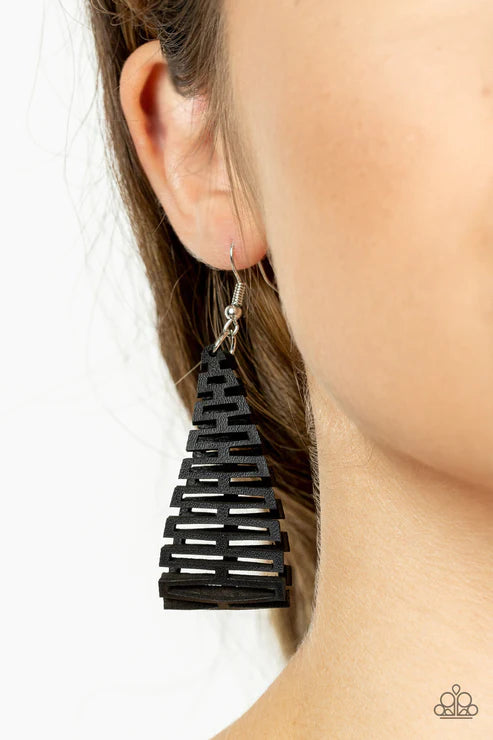 Urban Delirium - Black Earring