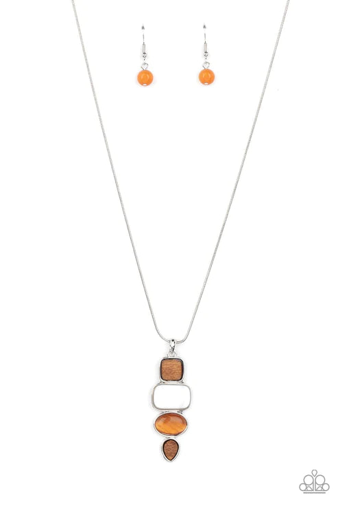 Elemental Energy - Orange Necklace