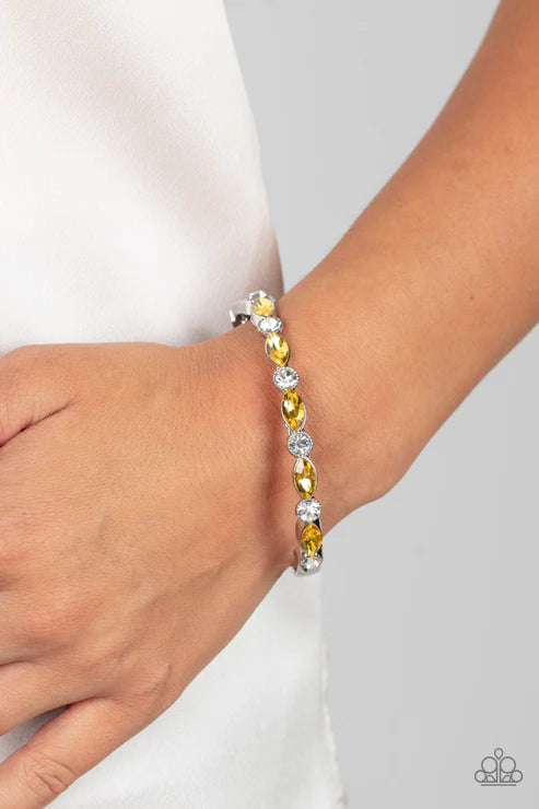 Petitely Powerhouse - Yellow Bracelet