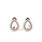 Cosmic Castles - Copper Clip-On Earring