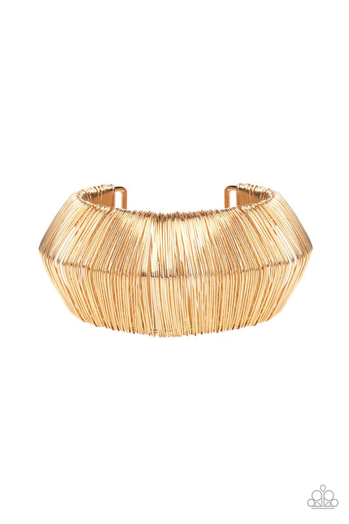 Wild About Wire - Gold Bracelet