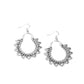 Botanical Tambourine - Silver Earring