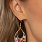 Regal Recreation - Rose Gold Earring