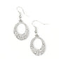 Showroom Sizzle - White Earring