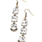 Determined to Dazzle - Brass Earring