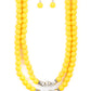 Summer Splash - Yellow Necklace