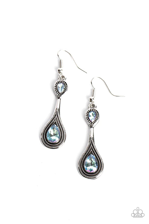 Dazzling Droplets - Blue Earring