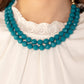 Greco Getaway - Blue Necklace