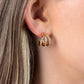 Triple Down - Gold Hoop Earring