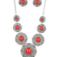 Garden Glade - Red Necklace