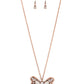 Wings of Whimsy - Copper Necklace