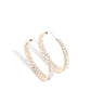 GLITZY By Association - Gold Hoop Earring