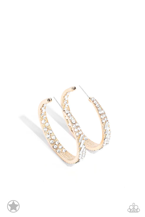 GLITZY By Association - Gold Hoop Earring