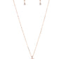 Effulgently Engaged - Rose Gold Necklace