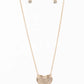 Spellbinding Sweetheart - Gold Necklace