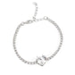 Bedazzled Beauty - White Bracelet