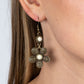 Free-Spirited Flourish - Brass Earring