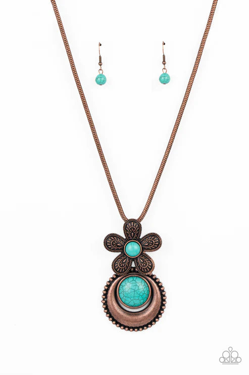 Bohemian Blossom - Copper Neckace