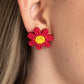 Sensational Seeds - Red Post Earring