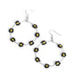 Dainty Daisies - Black Earring