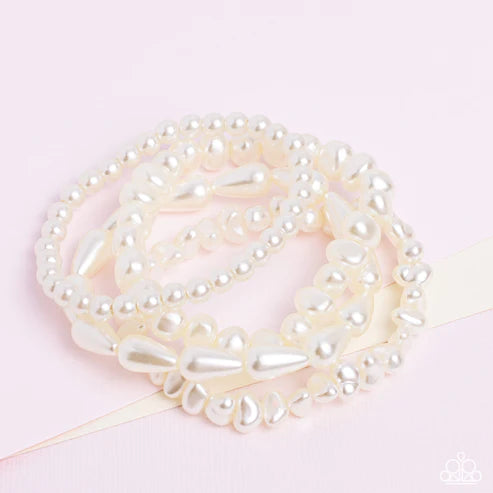 Gossip PEARL - White Bracelet