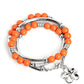 Off The WRAP - Orange Bracelet