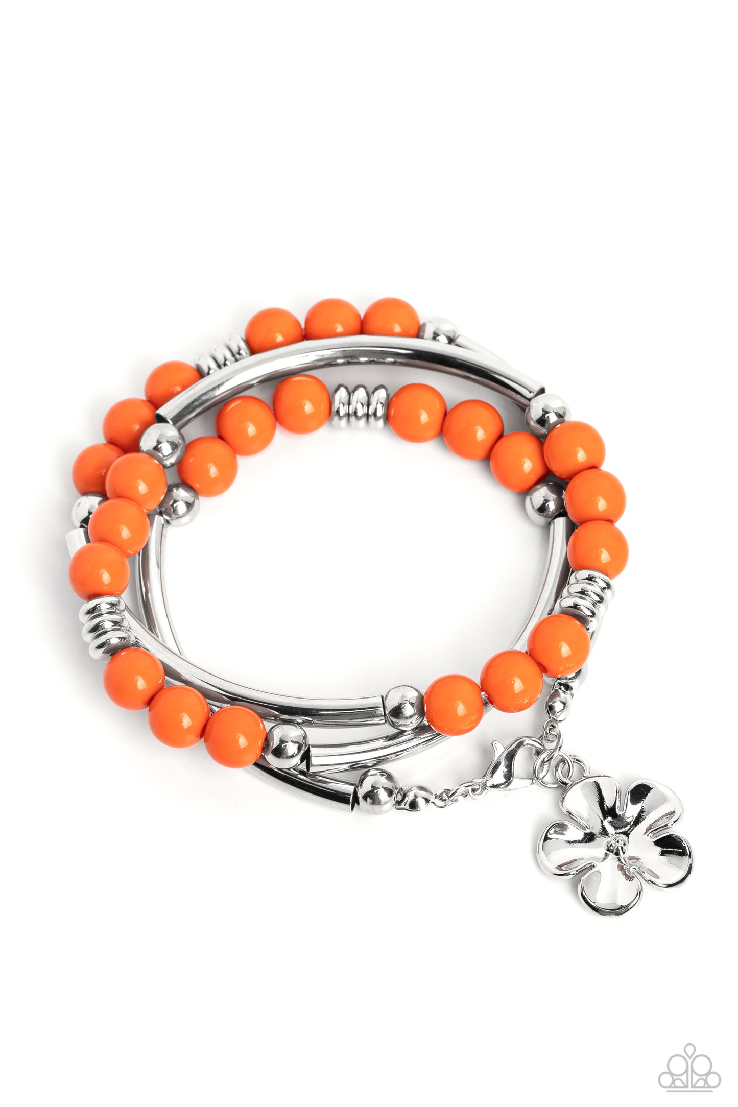 Off The WRAP - Orange Bracelet