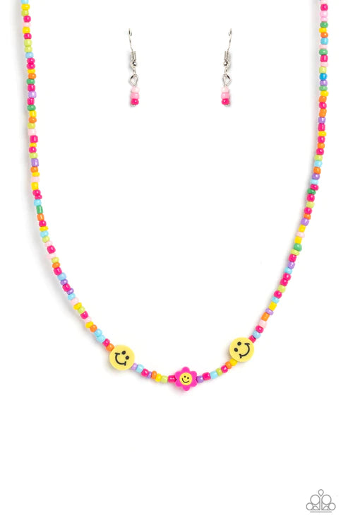 Flower Power Pageant - Pink Necklace